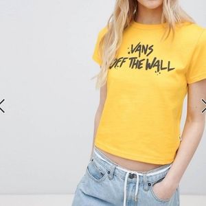 Vans Yellow Off The Wall T-Shirt